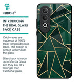 Abstract Green Glass Case For OnePlus Nord CE4 5G