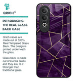 Geometric Purple Glass Case For OnePlus Nord CE4 5G