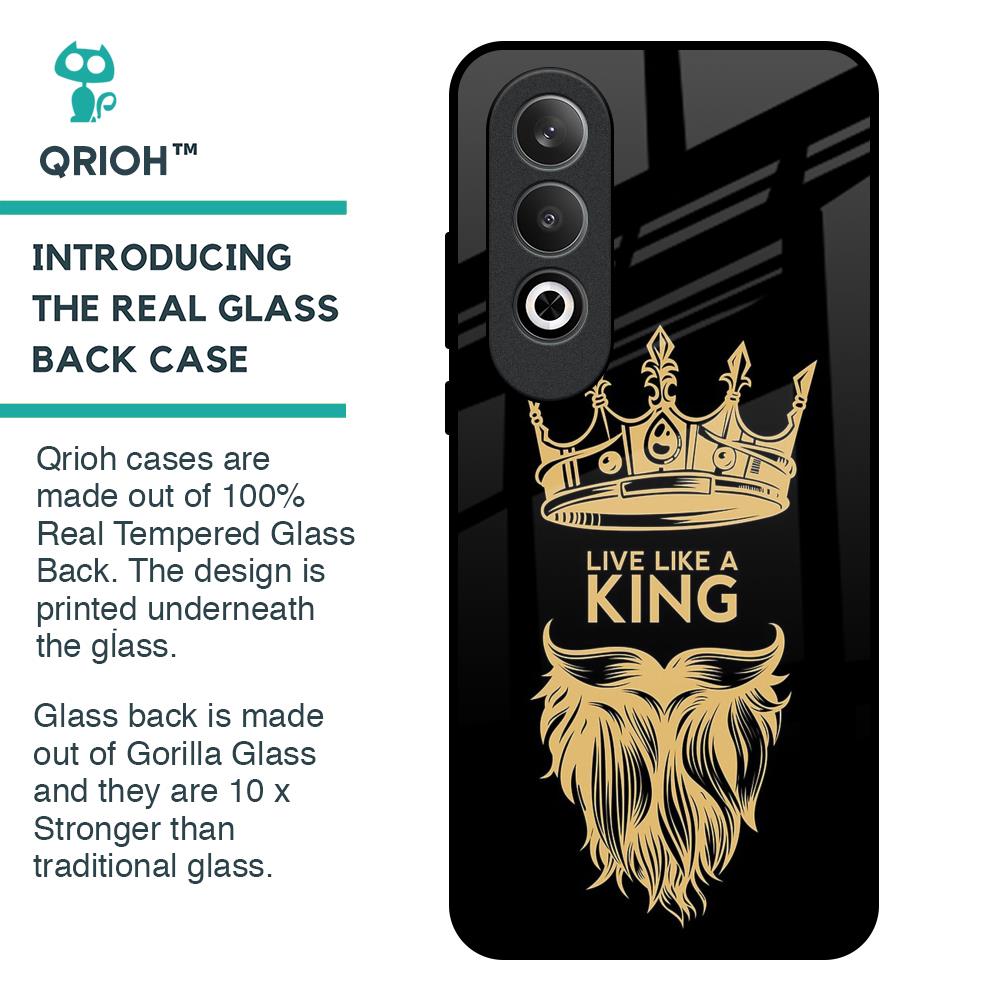 King Life Glass Case For OnePlus Nord CE4 5G