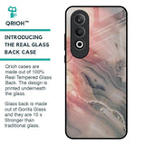 Pink And Grey Marble Glass Case For OnePlus Nord CE4 5G