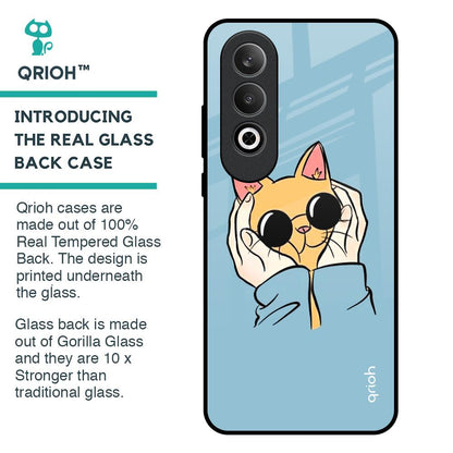 Adorable Cute Kitty Glass Case For OnePlus Nord CE4 5G