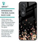 Floating Floral Print Glass Case for OnePlus Nord CE4 5G