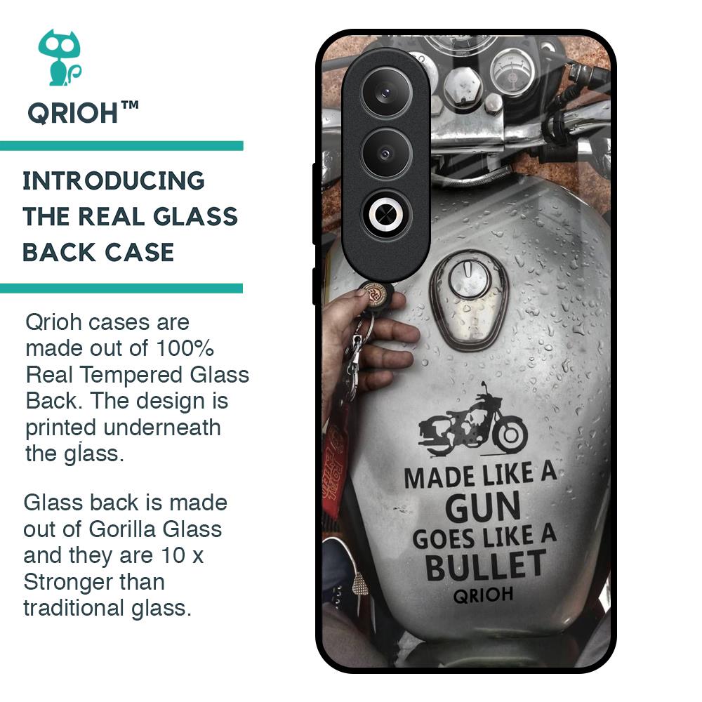Royal Bike Glass Case for OnePlus Nord CE4 5G