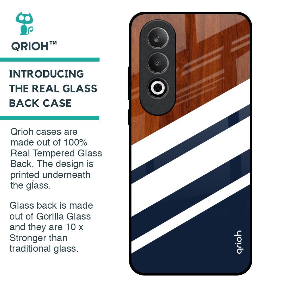 Bold Stripes Glass Case for OnePlus Nord CE4 5G