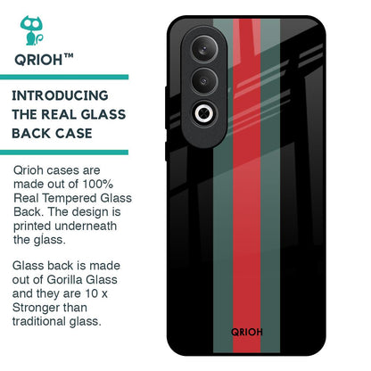 Vertical Stripes Glass Case for OnePlus Nord CE4 5G