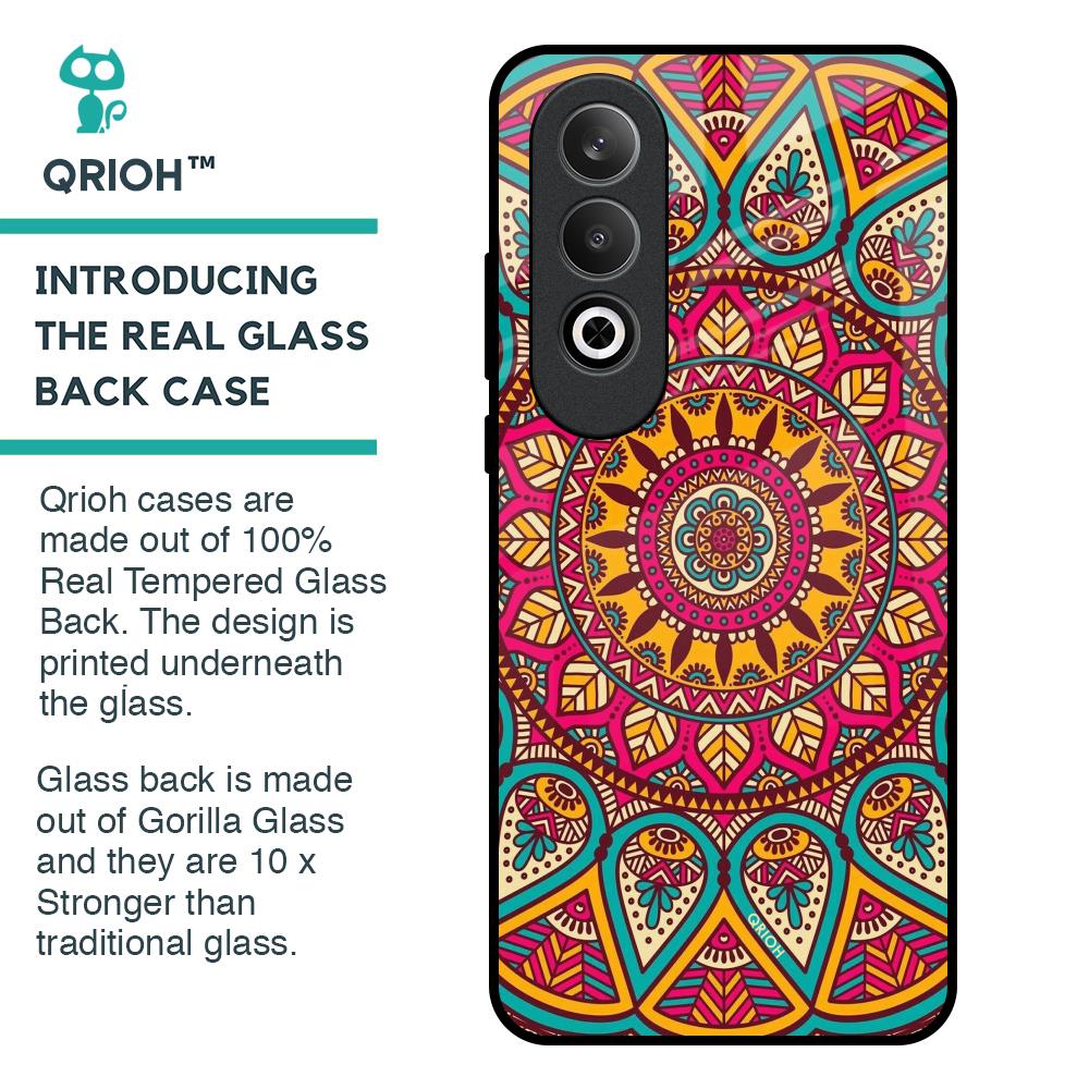 Elegant Mandala Glass Case for OnePlus Nord CE4 5G