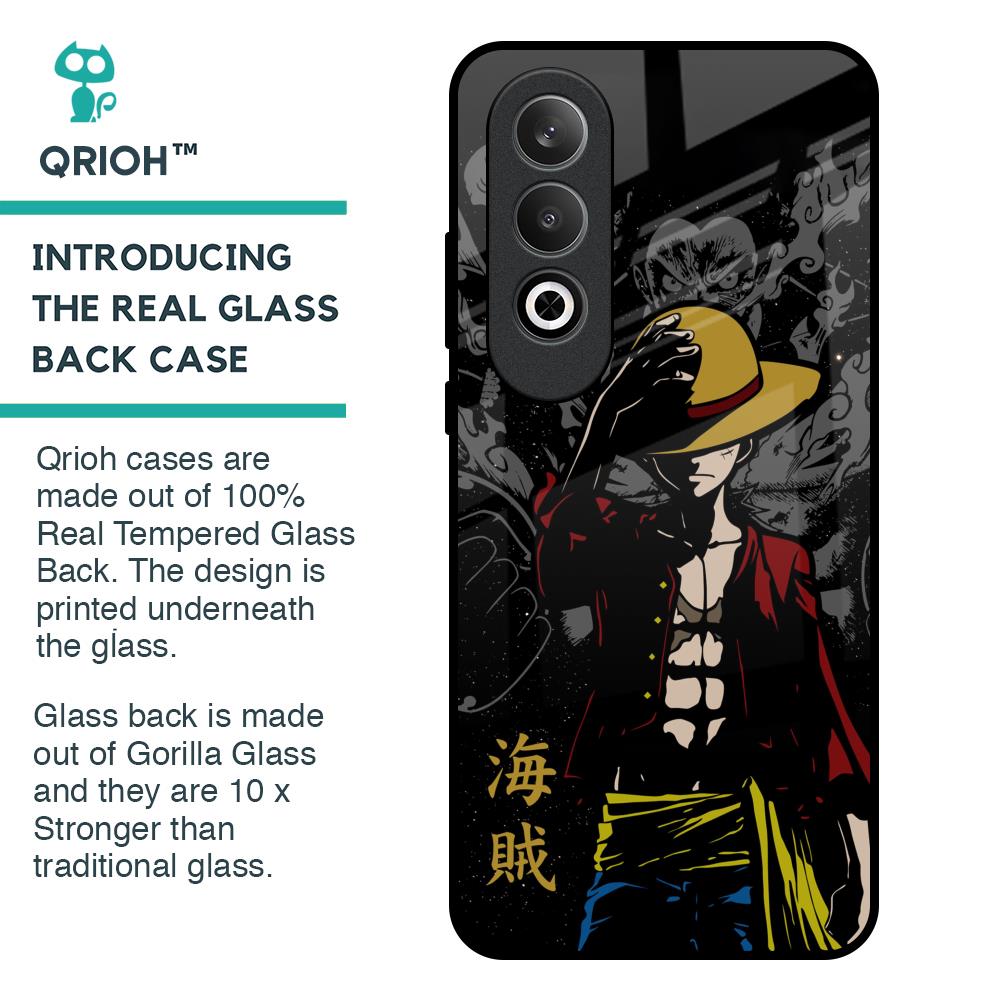 Dark Luffy Glass Case for OnePlus Nord CE4 5G