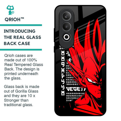 Red Vegeta Glass Case for OnePlus Nord CE4 5G