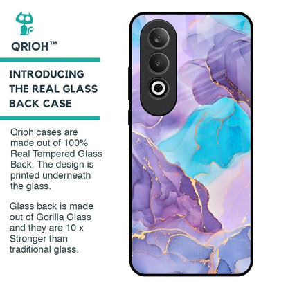 Alcohol ink Marble Glass Case for OnePlus Nord CE4 5G