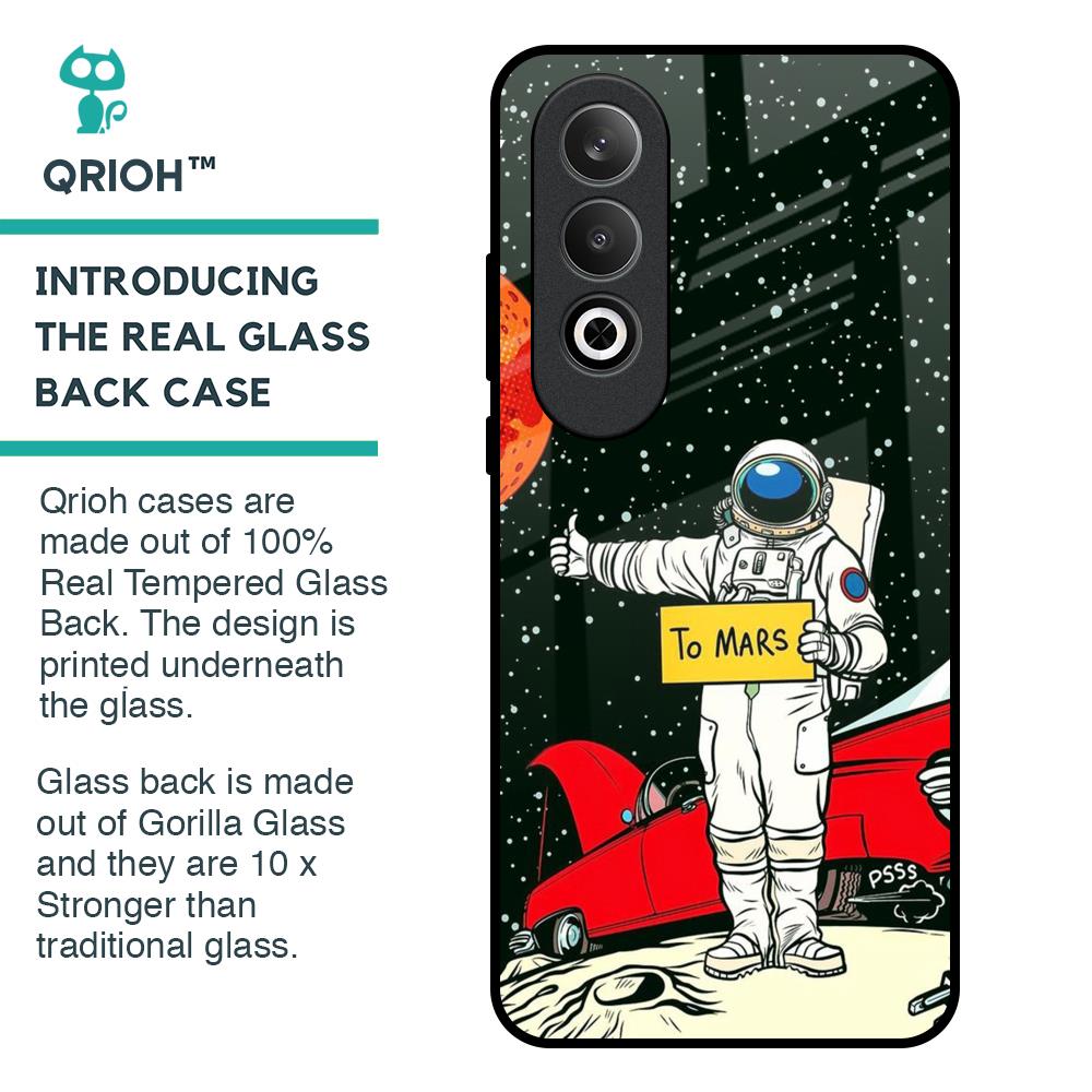 Astronaut on Mars Glass Case for OnePlus Nord CE4 5G