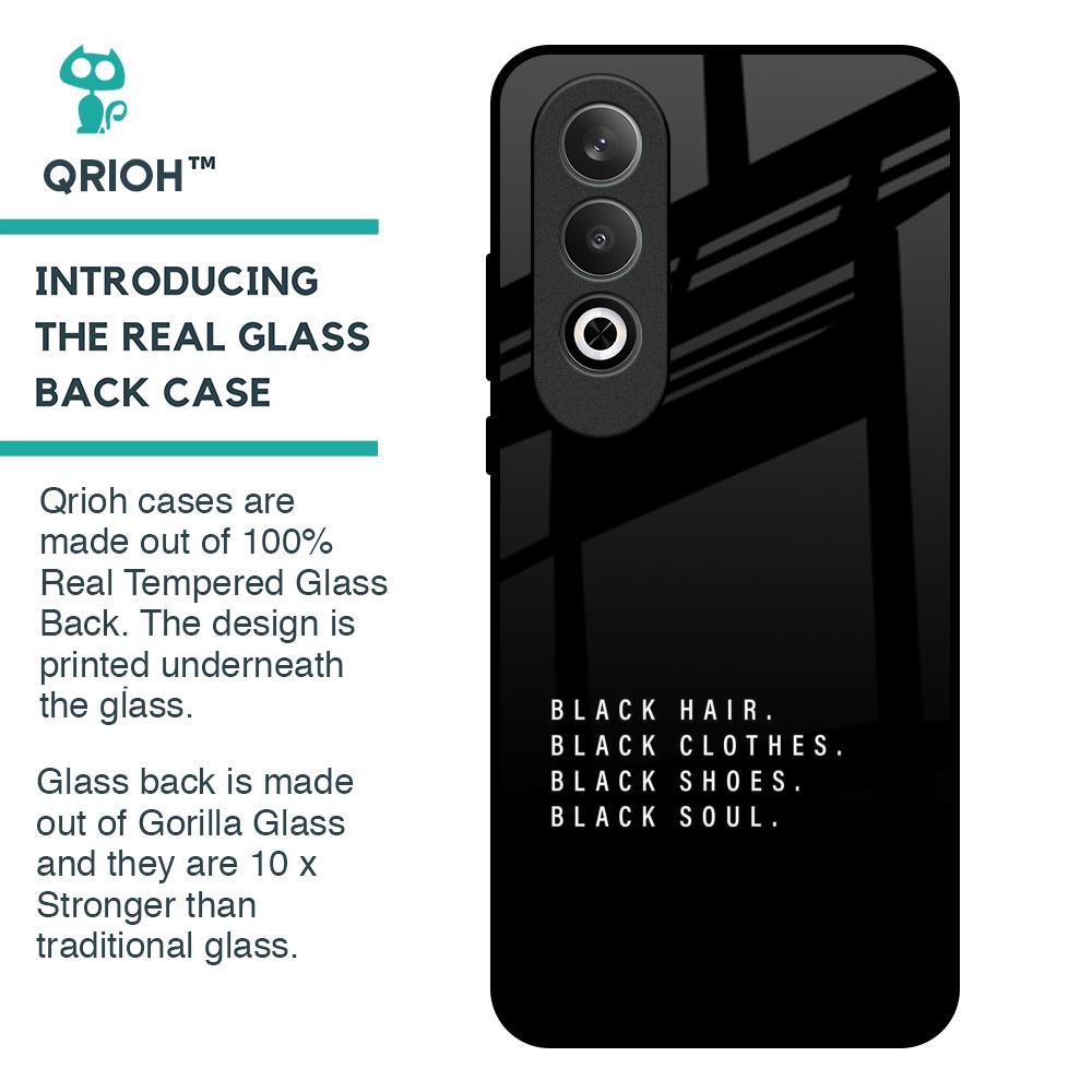Black Soul Glass Case for OnePlus Nord CE4 5G