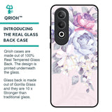 Elegant Floral Glass Case for OnePlus Nord CE4 5G