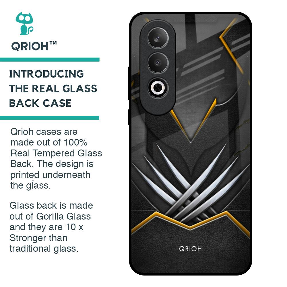 Black Warrior Glass Case for OnePlus Nord CE4 5G