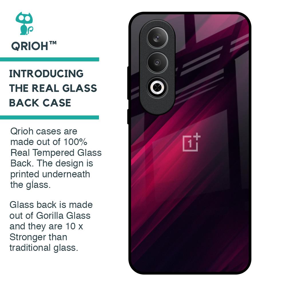 Razor Black Glass Case for OnePlus Nord CE4 5G