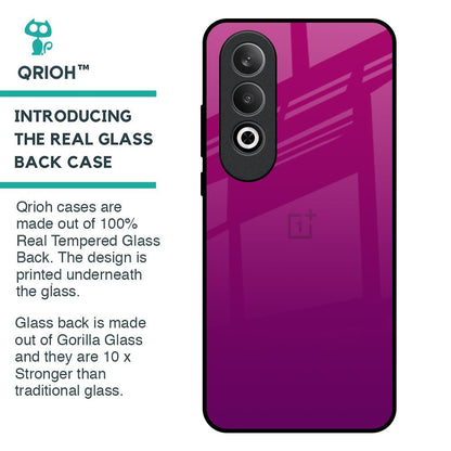 Magenta Gradient Glass Case For OnePlus Nord CE4 5G