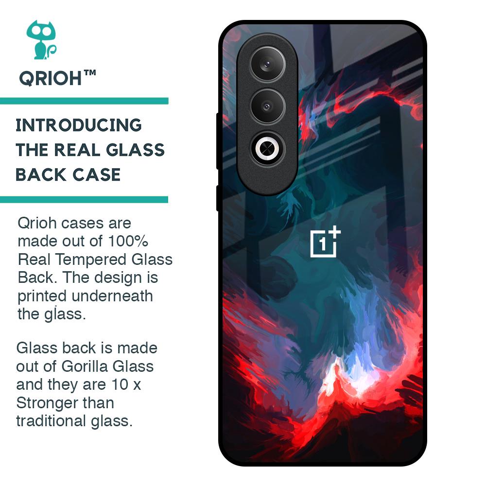 Brush Art Glass Case For OnePlus Nord CE4 5G