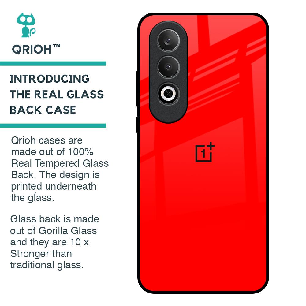 Blood Red Glass Case for OnePlus Nord CE4 5G