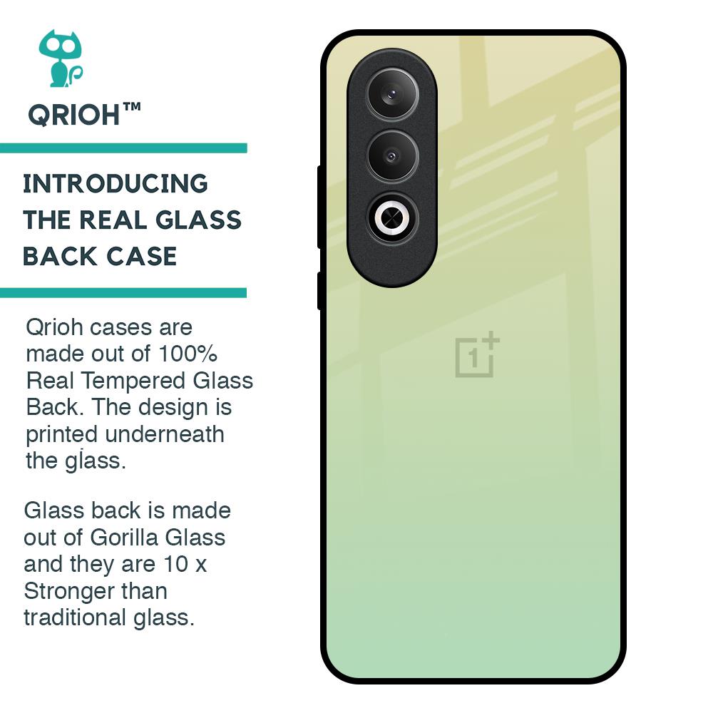 Mint Green Gradient Glass Case for OnePlus Nord CE4 5G
