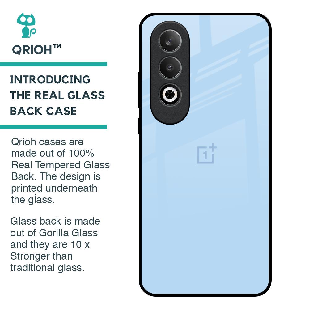 Pastel Sky Blue Glass Case for OnePlus Nord CE4 5G