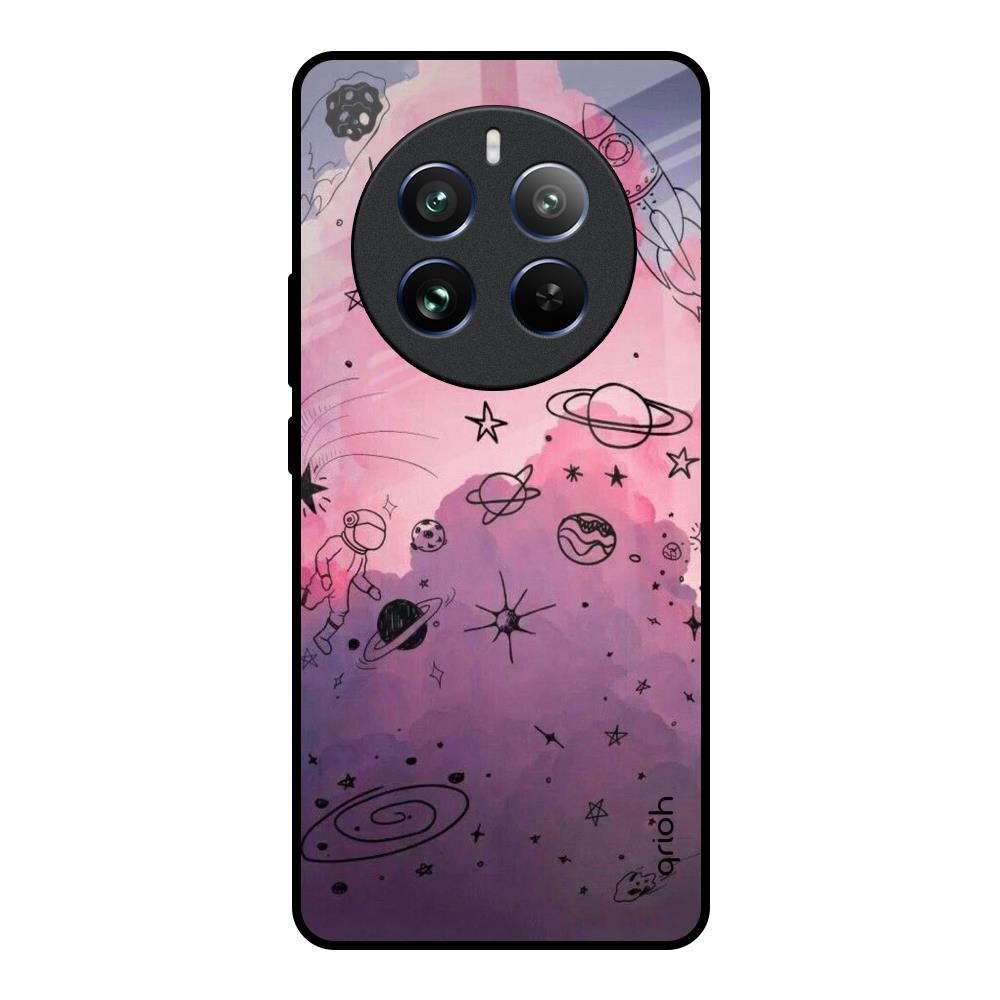 Space Doodles Realme 12 Pro 5G Glass Back Cover Online