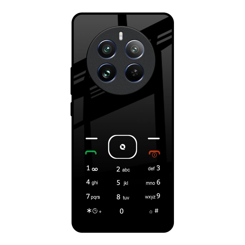 Classic Keypad Pattern Realme 12 Pro 5G Glass Back Cover Online