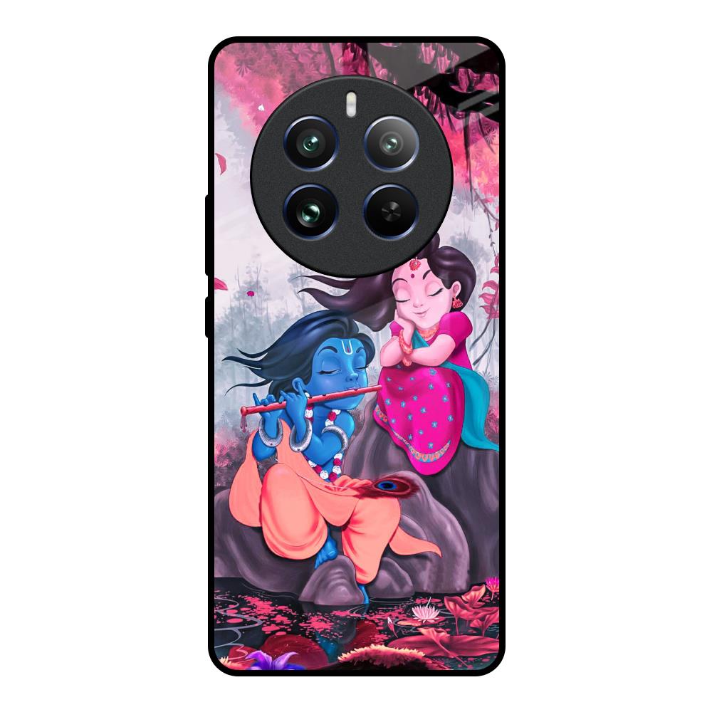 Radha Krishna Art Realme 12 Pro 5G Glass Back Cover Online