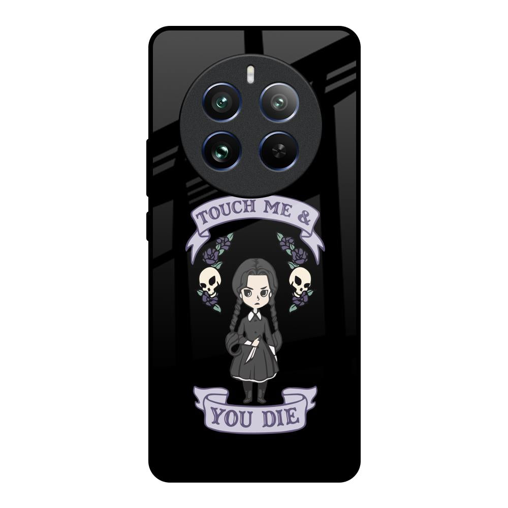Touch Me & You Die Realme 12 Pro 5G Glass Back Cover Online
