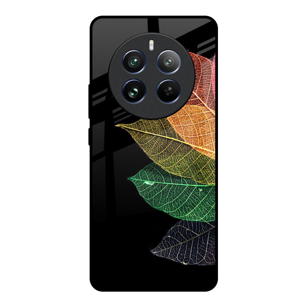 Colorful Leaves Realme 12 Pro 5G Glass Back Cover Online