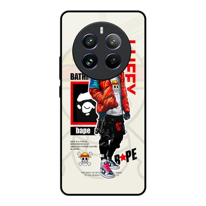 Bape Luffy Realme 12 Pro 5G Glass Back Cover Online