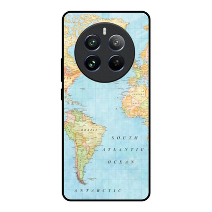 Travel Map Realme 12 Pro 5G Glass Back Cover Online