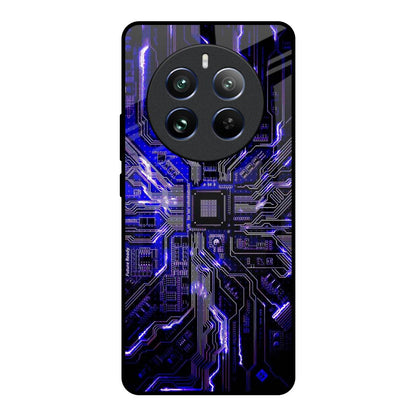 Techno Color Pattern Realme 12 Pro 5G Glass Back Cover Online