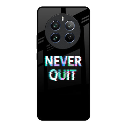 Never Quit Realme 12 Pro 5G Glass Back Cover Online