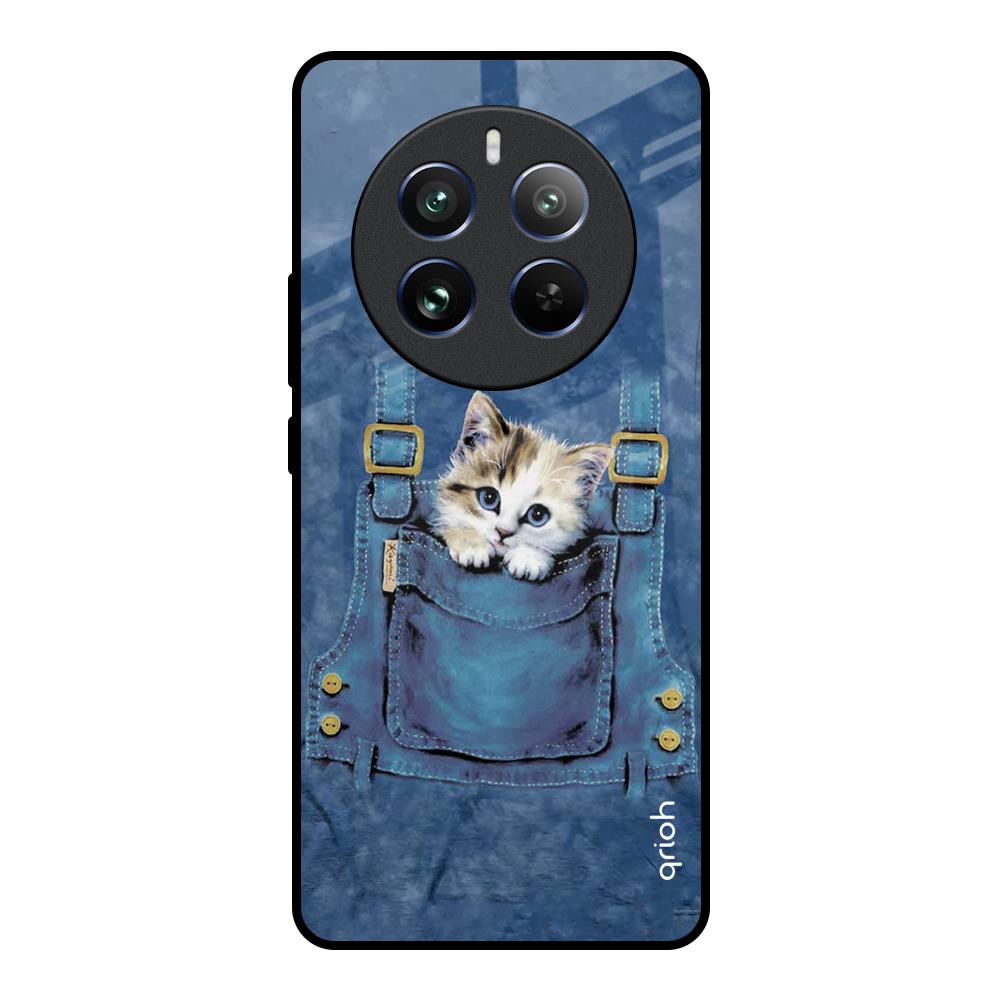 Kitty In Pocket Realme 12 Pro 5G Glass Back Cover Online