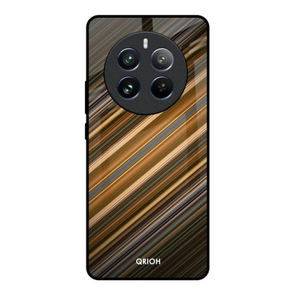 Diagonal Slash Pattern Realme 12 Pro 5G Glass Back Cover Online