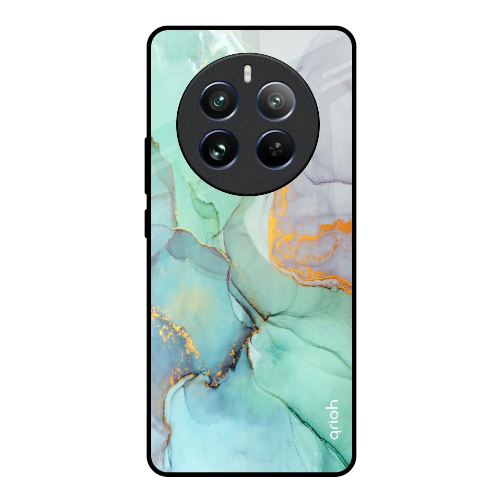 Green Marble Realme 12 Pro 5G Glass Back Cover Online