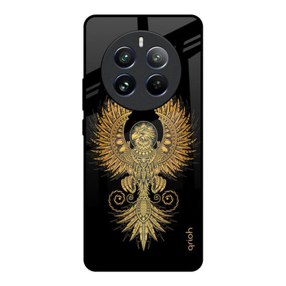 Mythical Phoenix Art Realme 12 Pro 5G Glass Back Cover Online