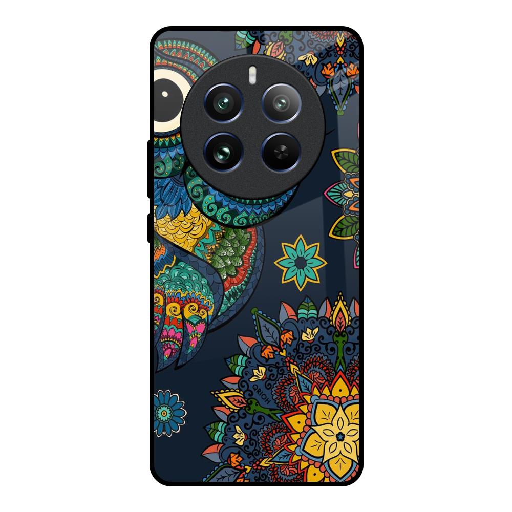 Owl Art Realme 12 Pro 5G Glass Back Cover Online