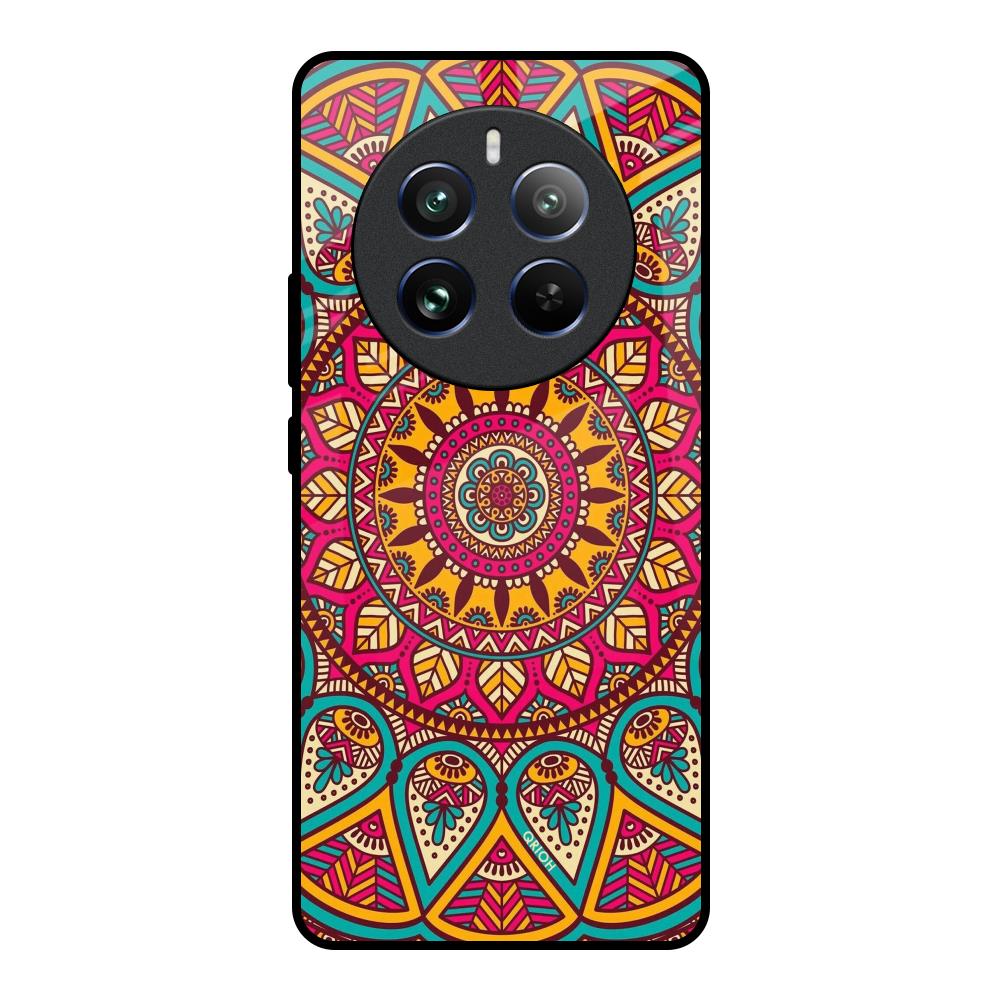 Elegant Mandala Realme 12 Pro 5G Glass Back Cover Online