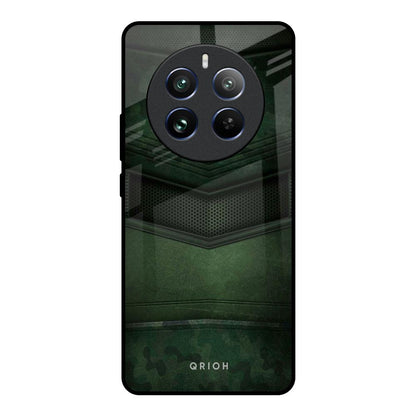 Green Leather Realme 12 Pro 5G Glass Back Cover Online