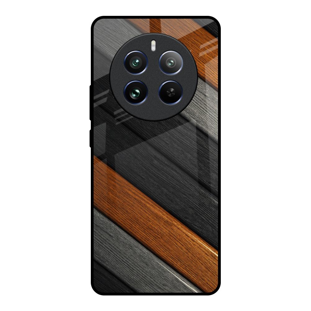 Tri Color Wood Realme 12 Pro 5G Glass Back Cover Online