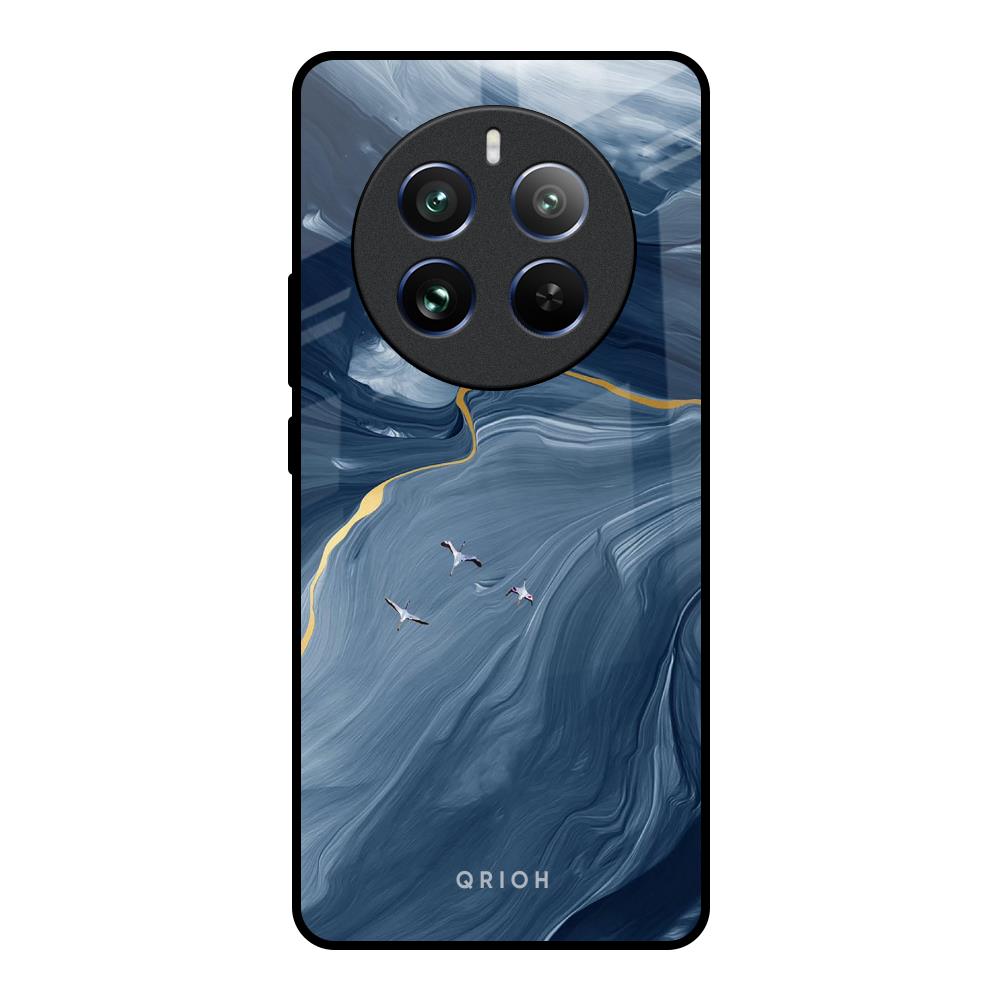 Deep Ocean Marble Realme 12 Pro 5G Glass Back Cover Online