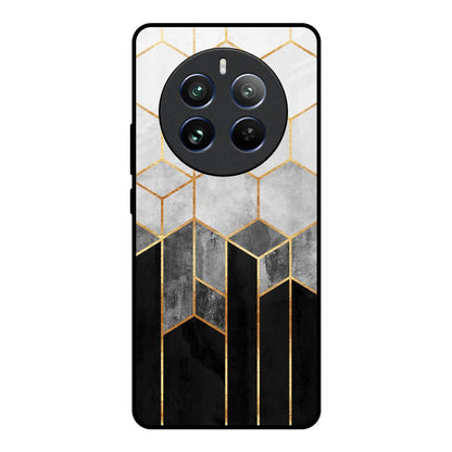 Tricolor Pattern Realme 12 Pro 5G Glass Back Cover Online