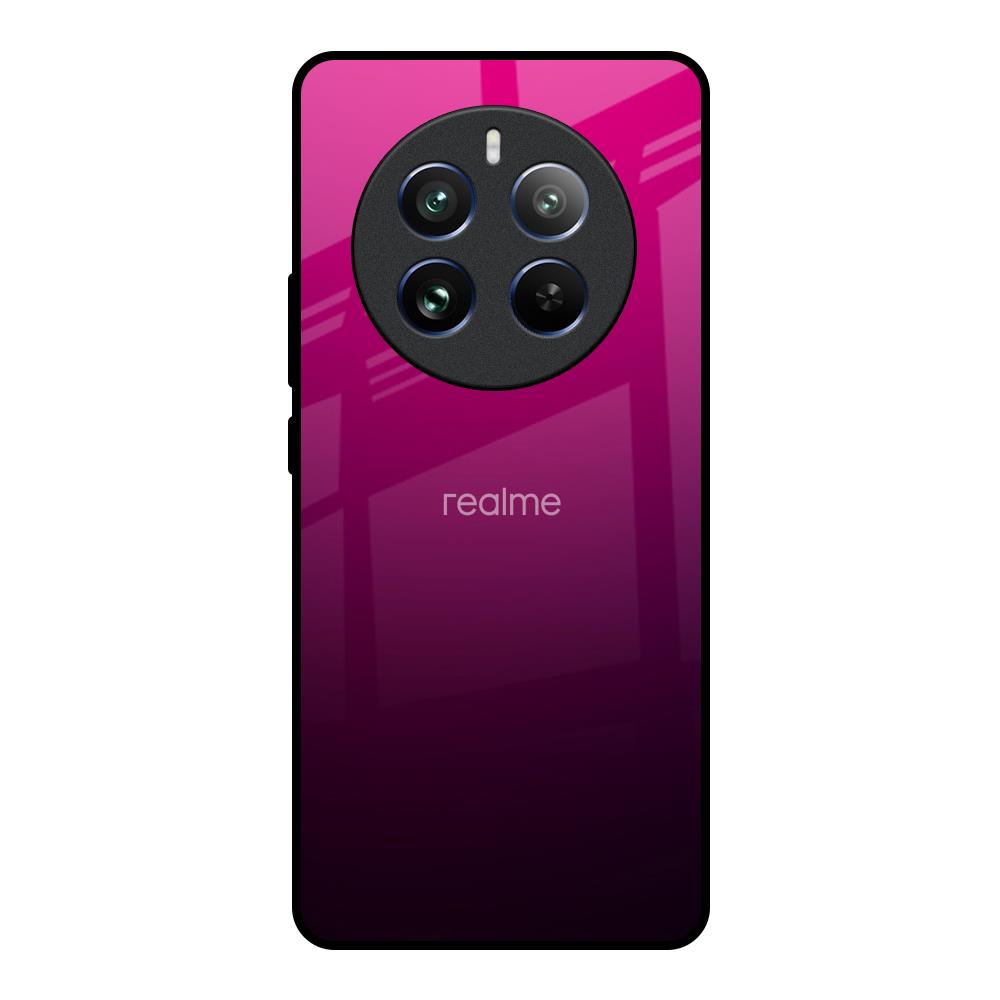 Purple Ombre Pattern Realme 12 Pro 5G Glass Back Cover Online