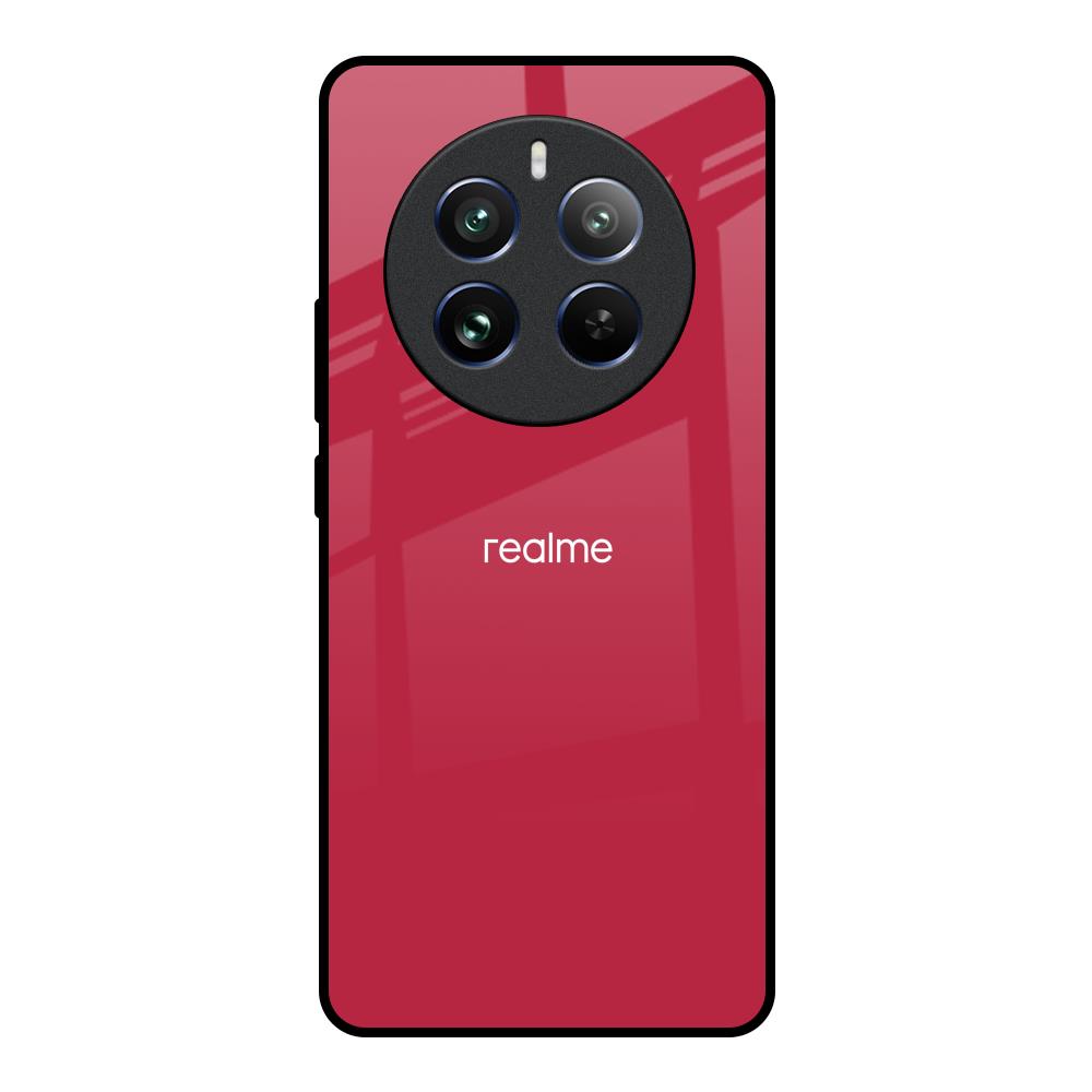 Solo Maroon Realme 12 Pro 5G Glass Back Cover Online