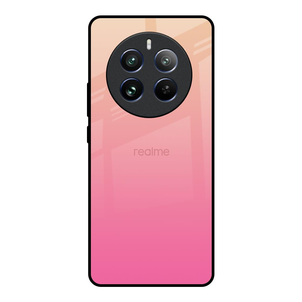Pastel Pink Gradient Realme 12 Pro 5G Glass Back Cover Online