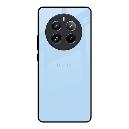 Pastel Sky Blue Realme 12 Pro 5G Glass Back Cover Online