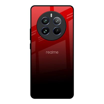 Maroon Faded Realme 12 Pro 5G Glass Back Cover Online