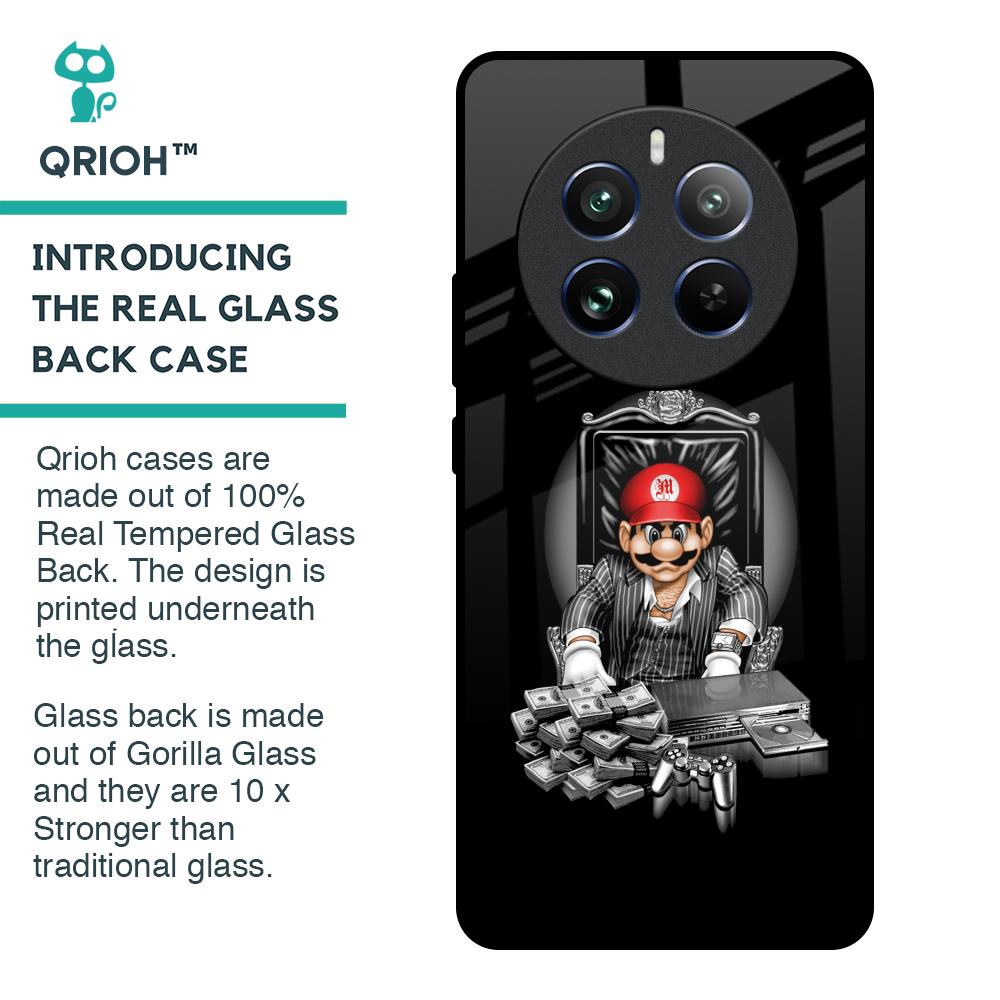 Dark Secret Glass Case for Realme 12 Pro 5G