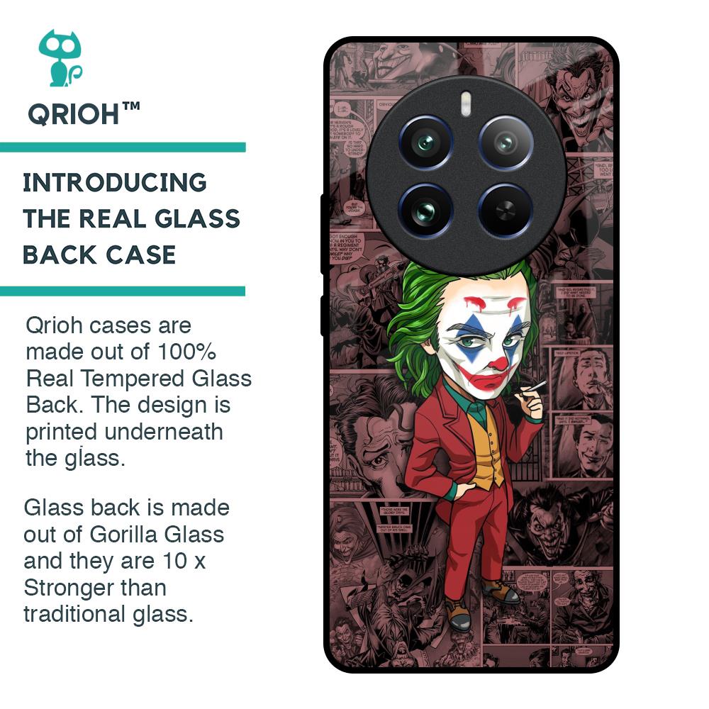 Joker Cartoon Glass Case for Realme 12 Pro 5G