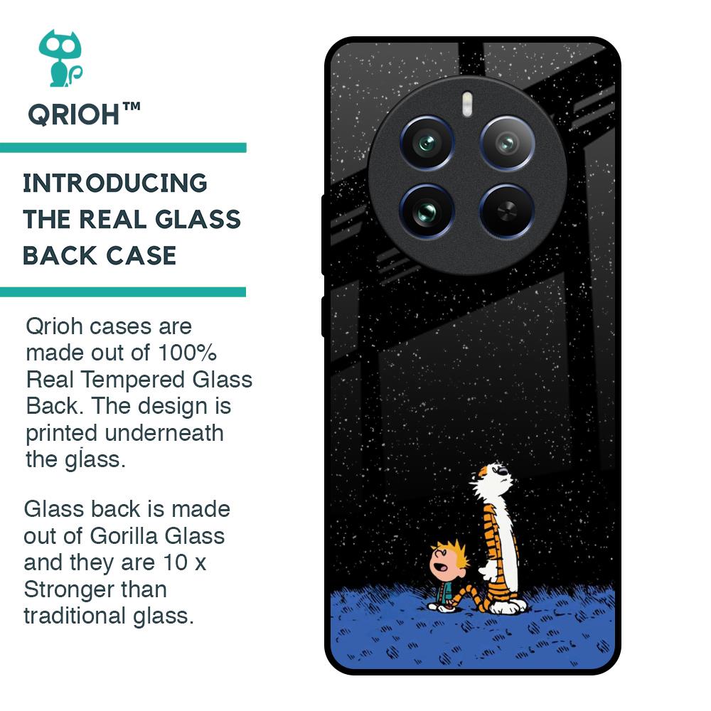 Night Sky Star Glass Case for Realme 12 Pro 5G